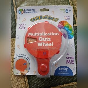 Multiplication Quiz Wheel - Red